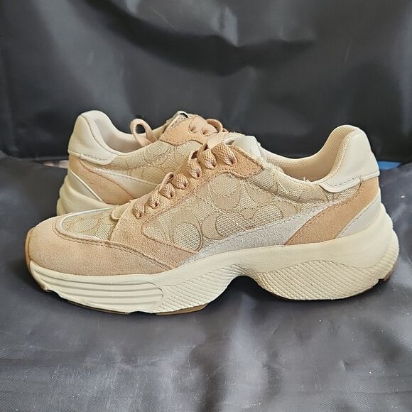 Coach C152 Tech Runner Shoes 5.5B Style G5057 - Picture 4 of 14